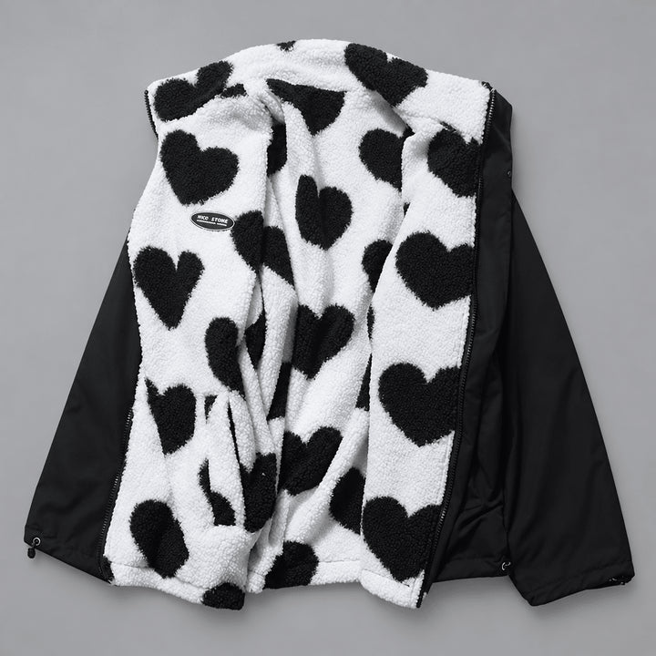 Corvaliel | Women's Side Heart Jacket — Black