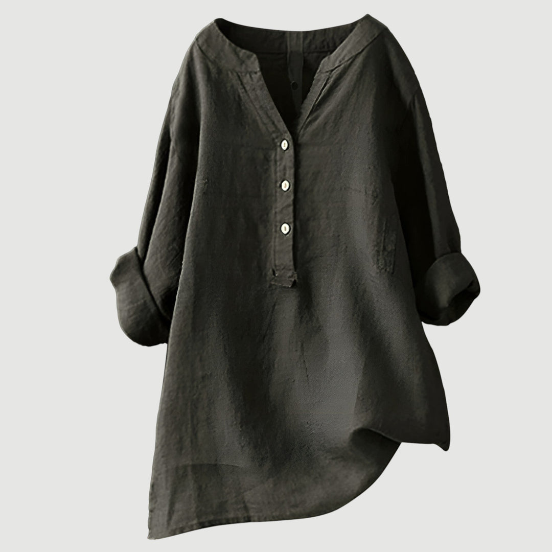 Comfortable women’s tunic blouse shown with a clean background.