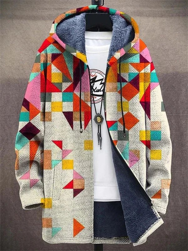 Dashiell | Men's Knit Cozy Stylish Printed Cardigan Sweaters — 2