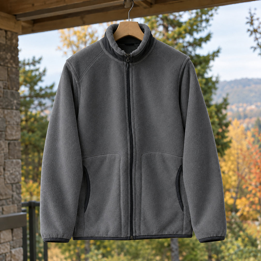 Dellorelle | Women's Fleece Jacket — Gray