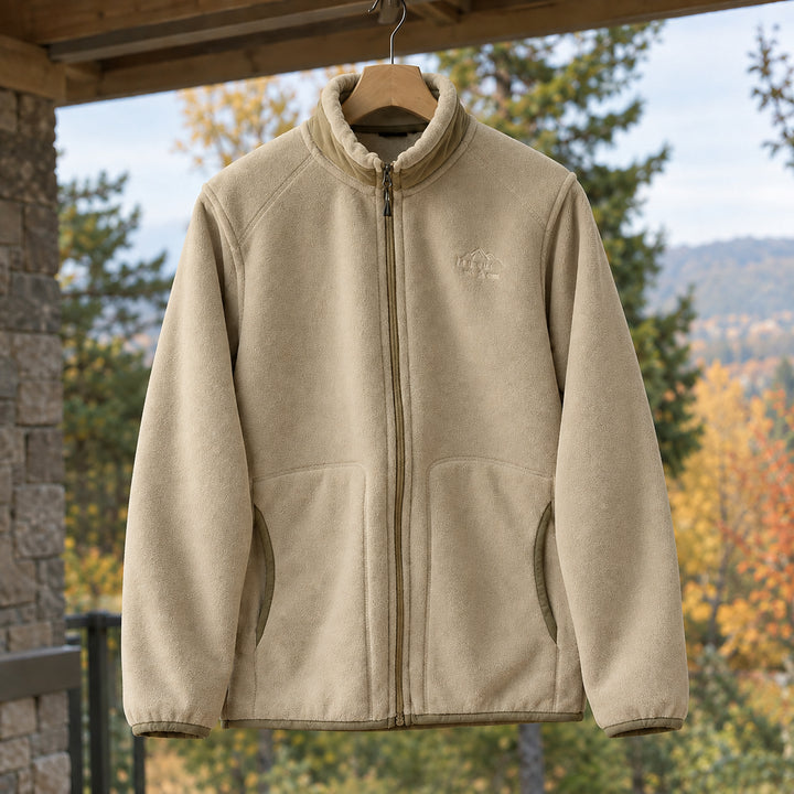 Dellorelle | Women's Fleece Jacket — Khaki