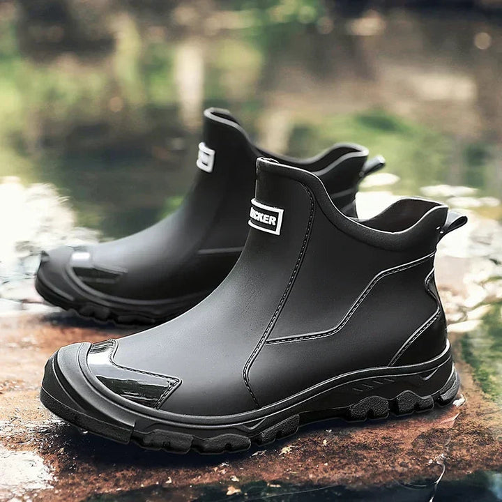Delloryra | Women's Pull-On Lug-Sole Ankle Boots — 1