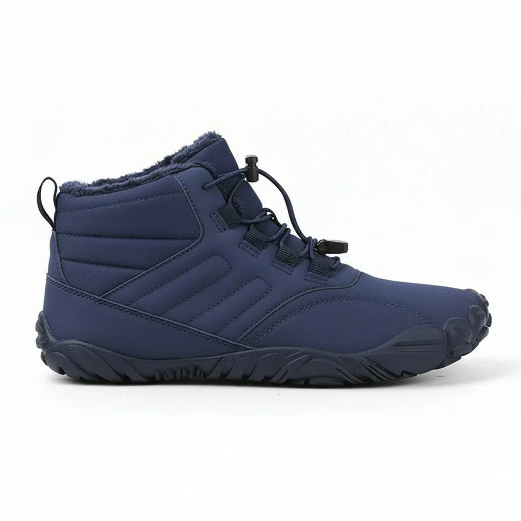 Doranesse | Women's Lace-Up Hiker Snow Boots — Dark Blue