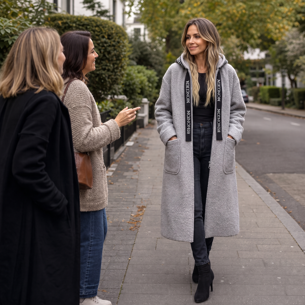 Eirline | Women's Coat Hooded Long — 2