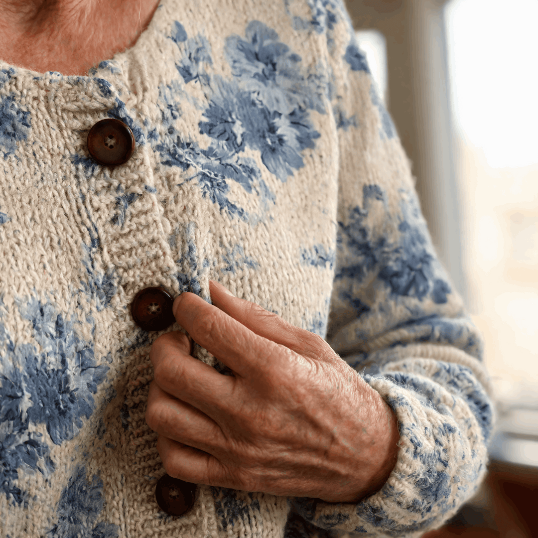 Elowcine | Women's Cozy Vintage Knit Cardigan Sweater — 2