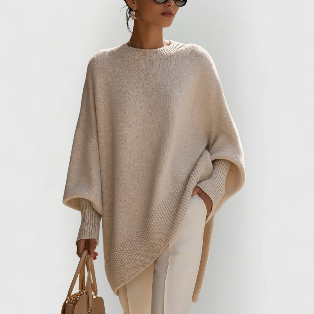 Emelineetta | Women's Knit Cozy Sophisticated Wool Blend Sweater — 1