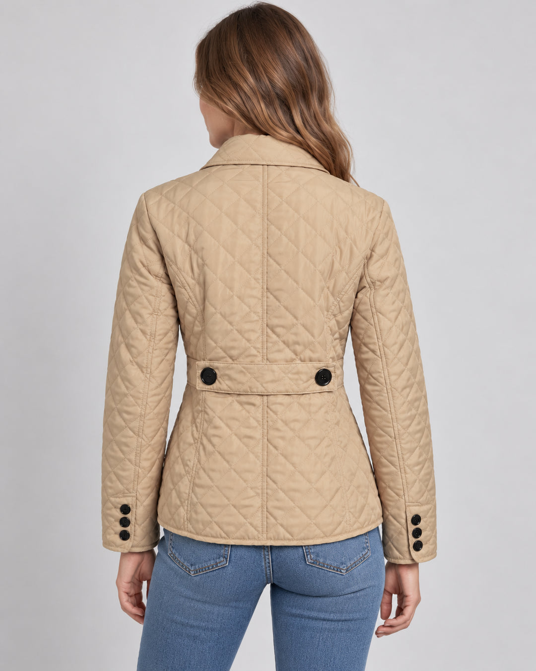 Emmelissa | Women's Quilted Button-Up Jacket Lightweight Transitional Wear — 2