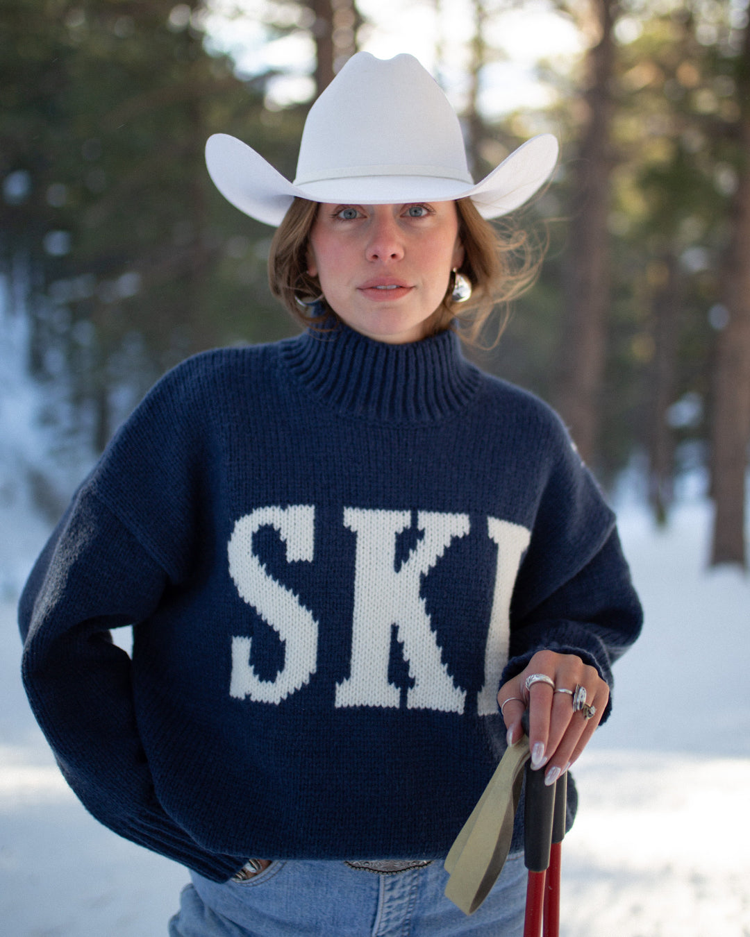 Esmora | Women's Cozy Slope Ski Sweater — M