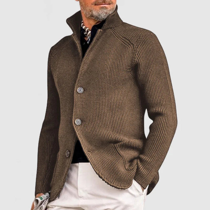 Esmyra | Women's Cozy Knit Button Cardigan — 1