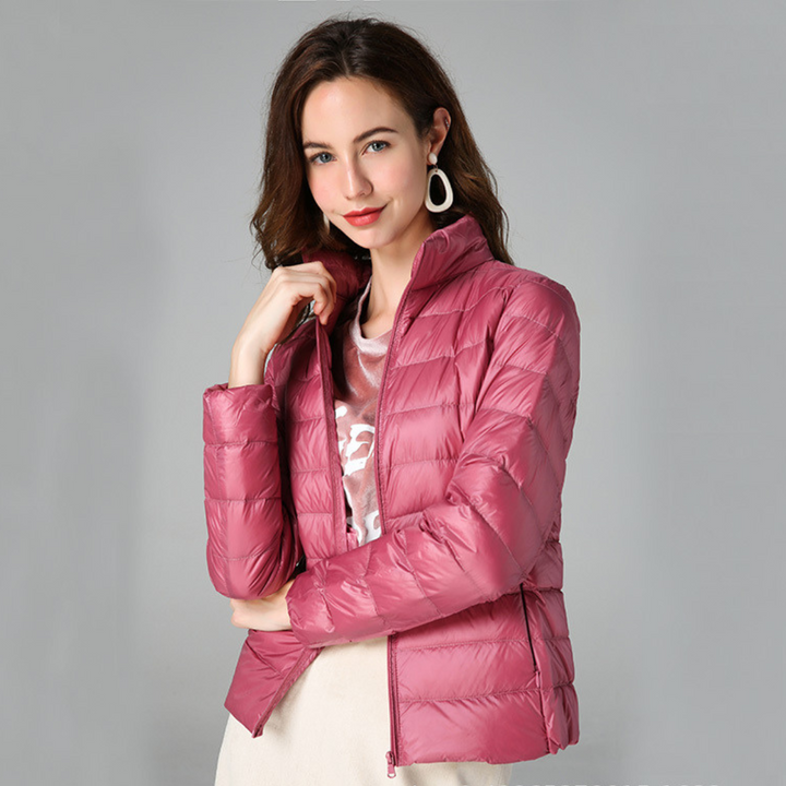Fencine | Women's Packable Down Jacket – Ultra-Light Puffer Jacket — Pink