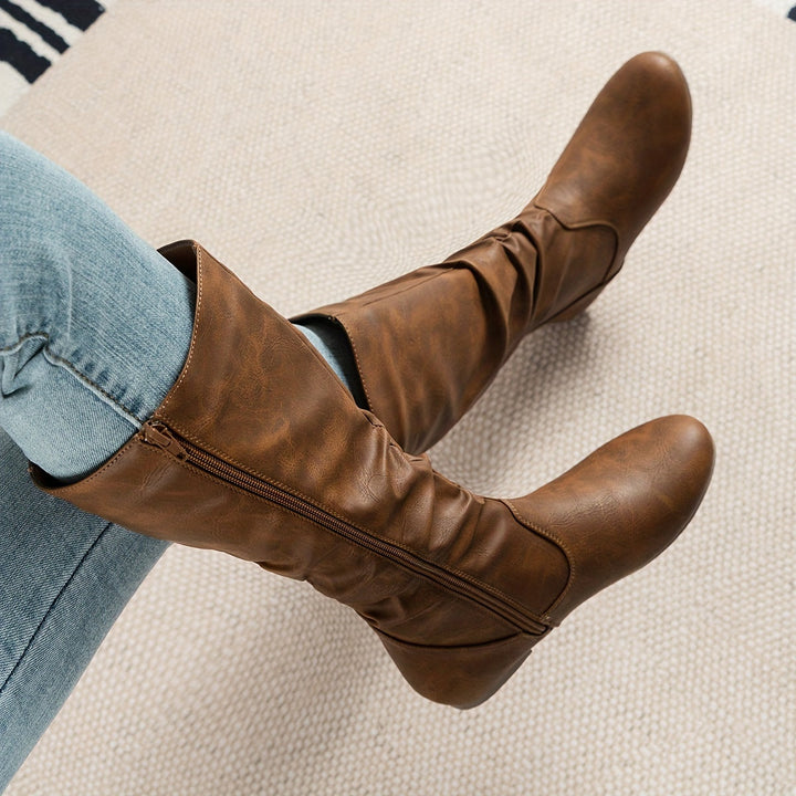 Fioienne | Women's Flat Knee High Boots Everyday Wear