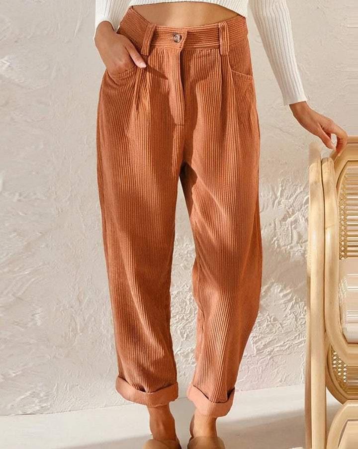 Florneth | Women's Tailored Wide Leg Pants — 2