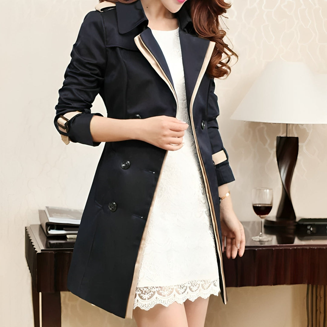 Galiaelle | Women's Timeless And Luxurious Long Trench Coat — 2