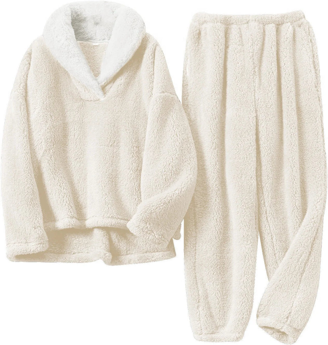 Galindyra | Women's Two-Piece Matching Lounge Set — Apricot