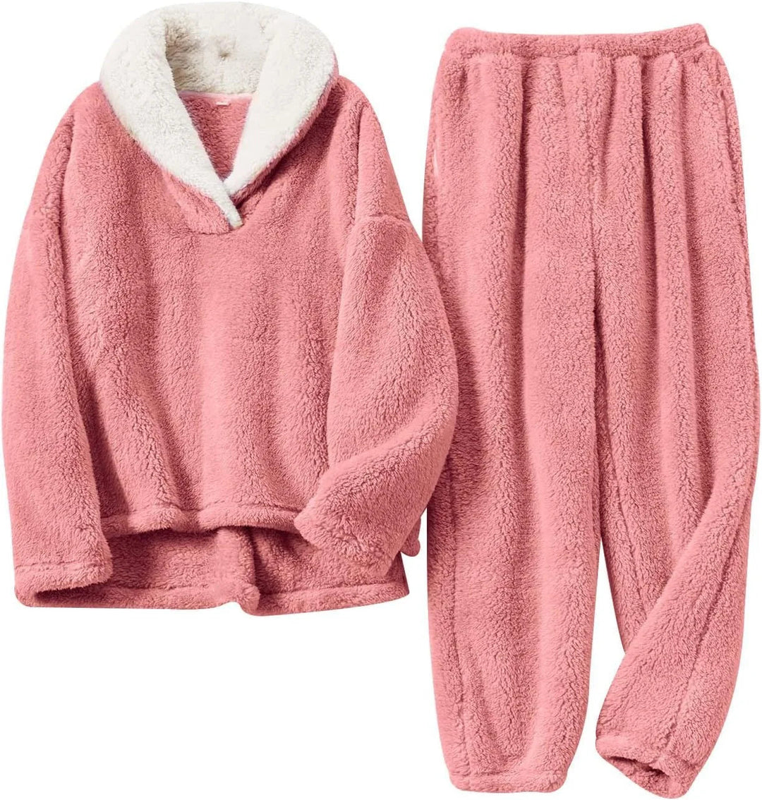 Galindyra | Women's Two-Piece Matching Lounge Set — Pink
