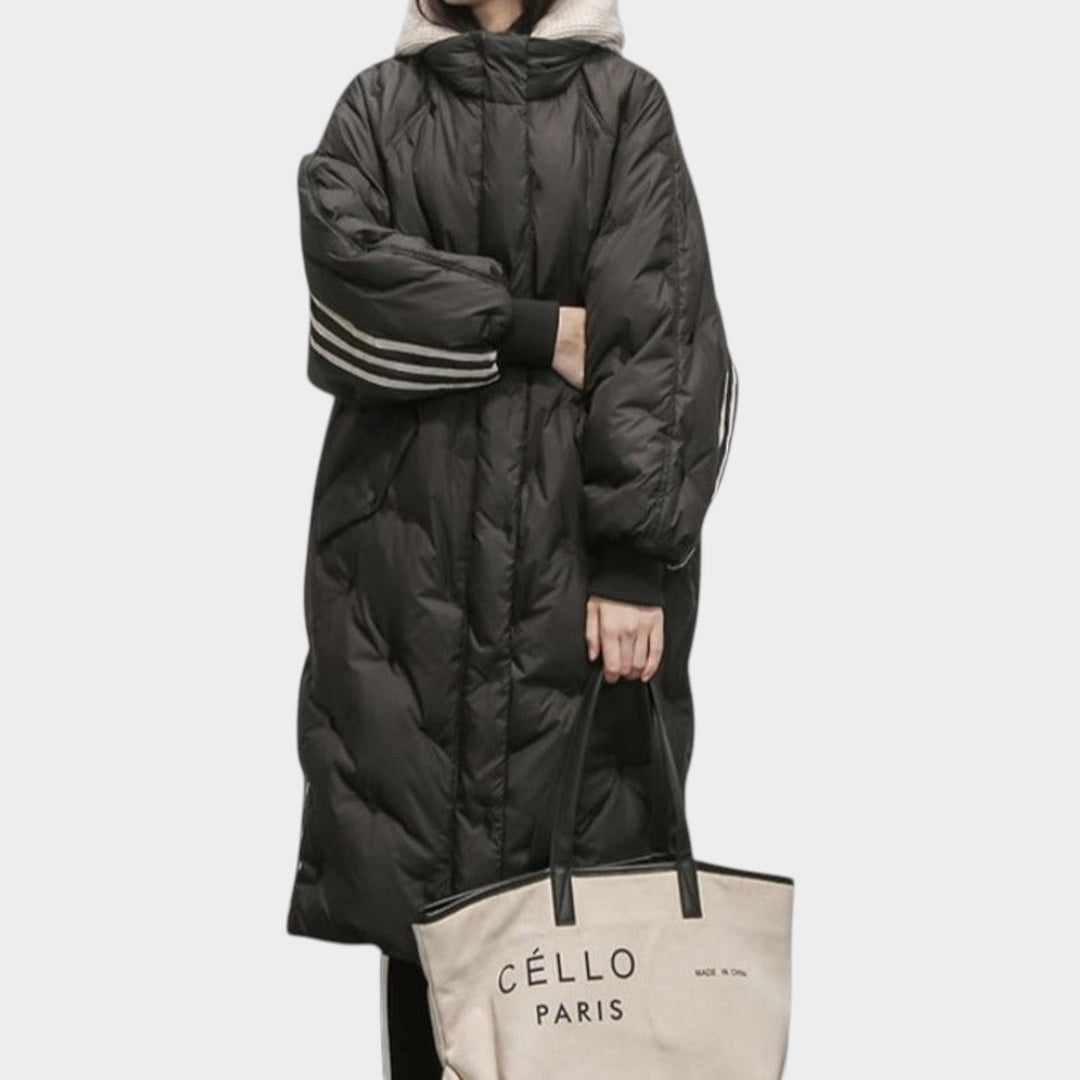 Giselveth | Women's Puffer Coat Quilted Long Line — 1