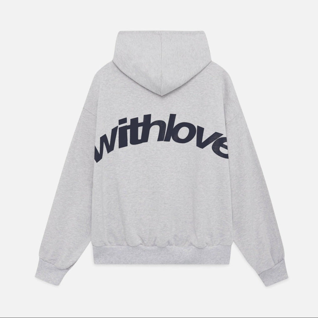 Gwenmise | Women's Button-Up Casual warm Hooded Sweatshirt – Soft && Stylish Hoodie — Gray