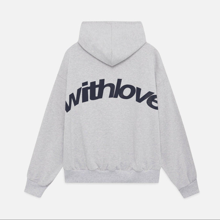 Gwenmise | Women's Button-Up Casual warm Hooded Sweatshirt – Soft && Stylish Hoodie — Gray