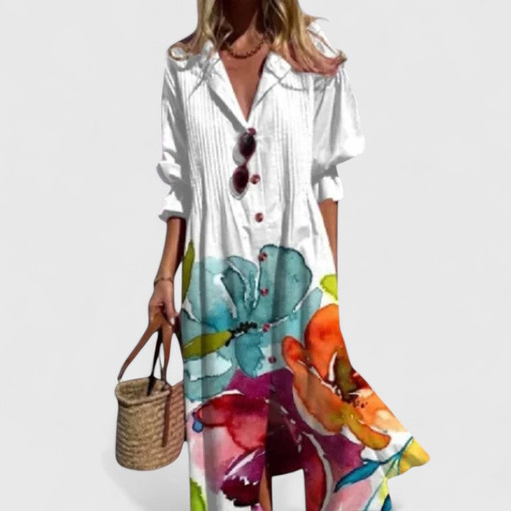 Gwenvanne | Women's Elegant Boho Dress — 2
