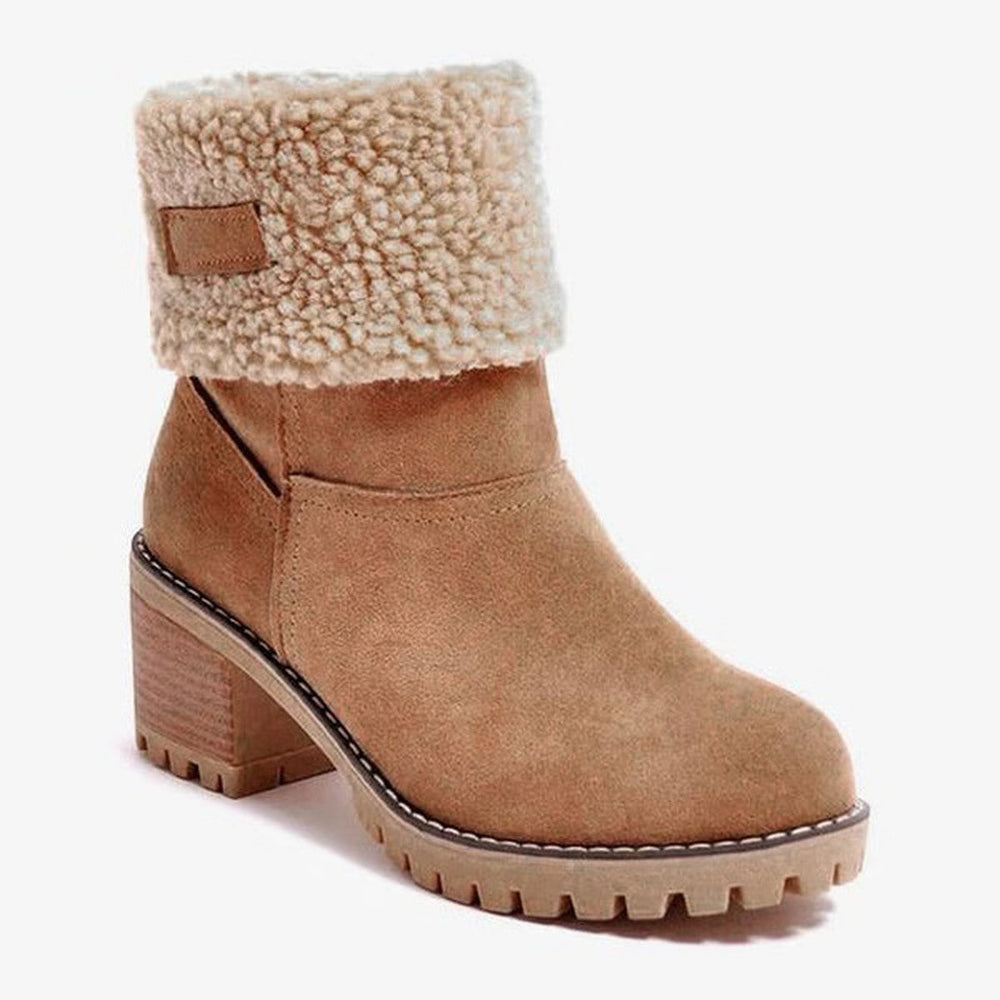 Hesperola | Women's Faux Fur Cuff Ankle Boot — 2