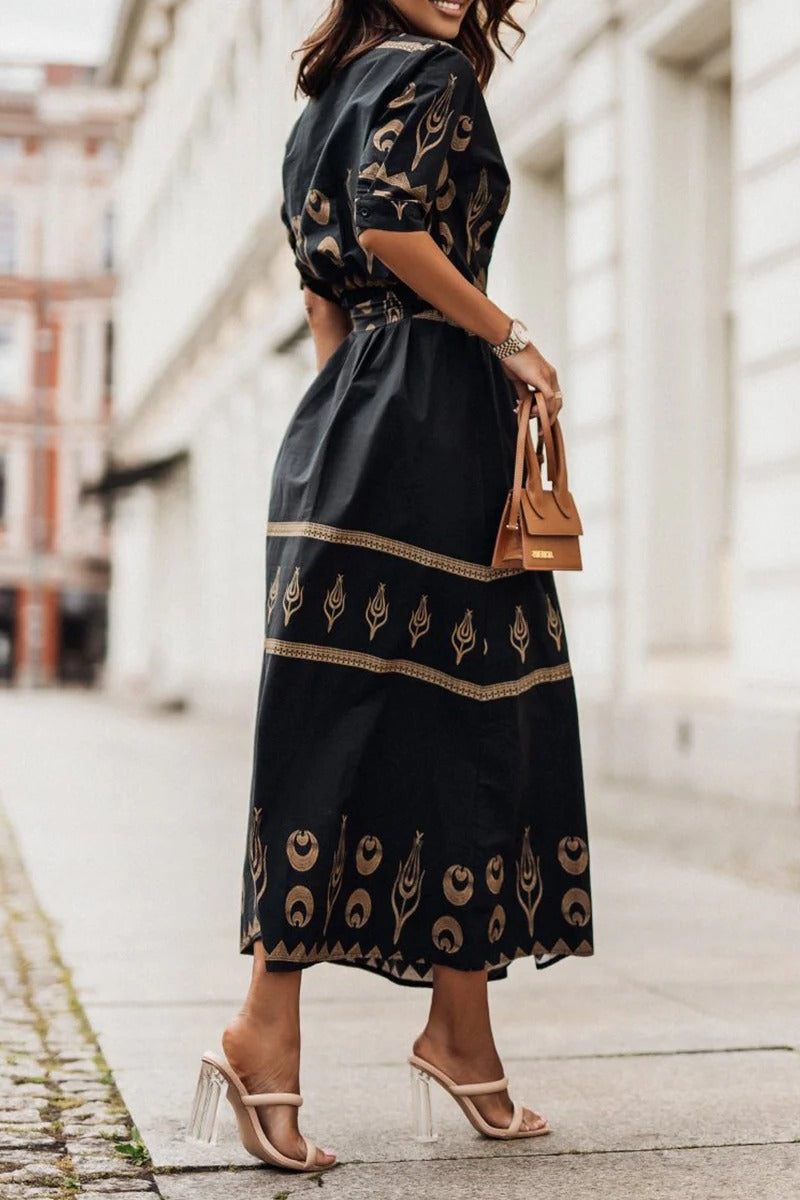 Bexra | Modern Boho-inspired Belted Dress