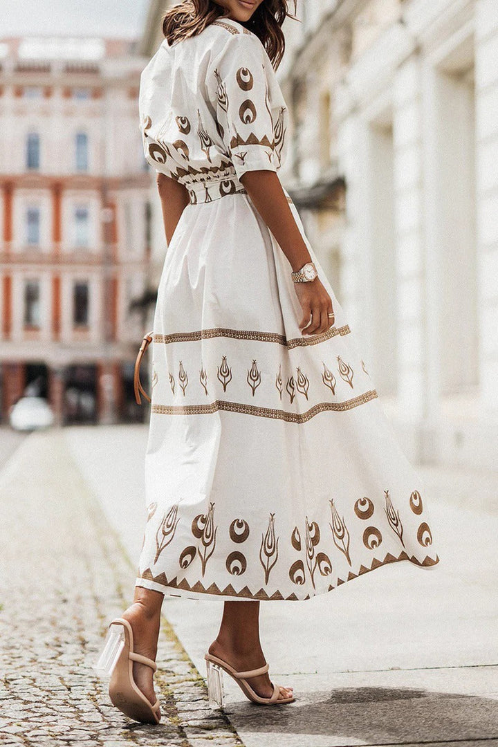 Bexra | Modern Boho-inspired Belted Dress
