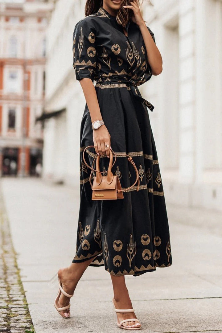 Bexra | Modern Boho-inspired Belted Dress