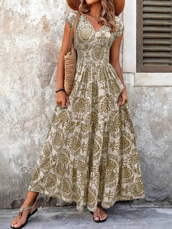 neutral maxi dress Pink Satin Slip while the versatile silhouette can be dressed up with sandals or heels for day Neutral Wool Blend Layered Maxi
