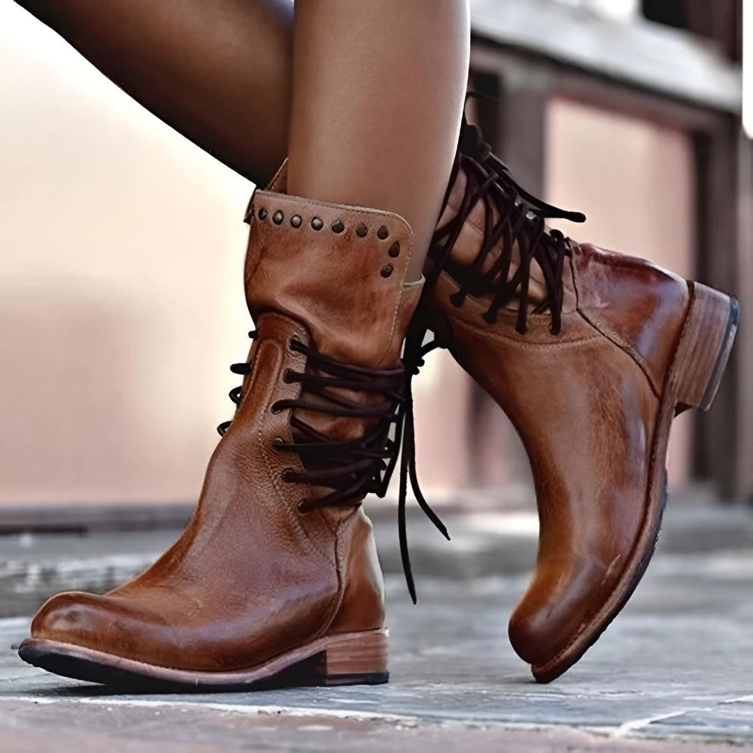 Ivaranne | Women's Brown Boots — 1