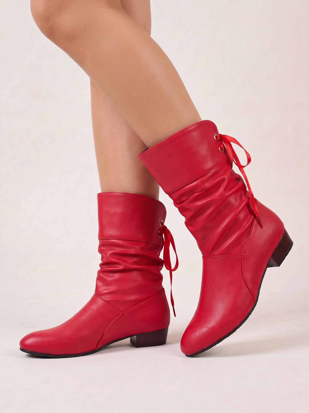 Ivaresse | Women's Mid-Calf Slouch Boots — 1