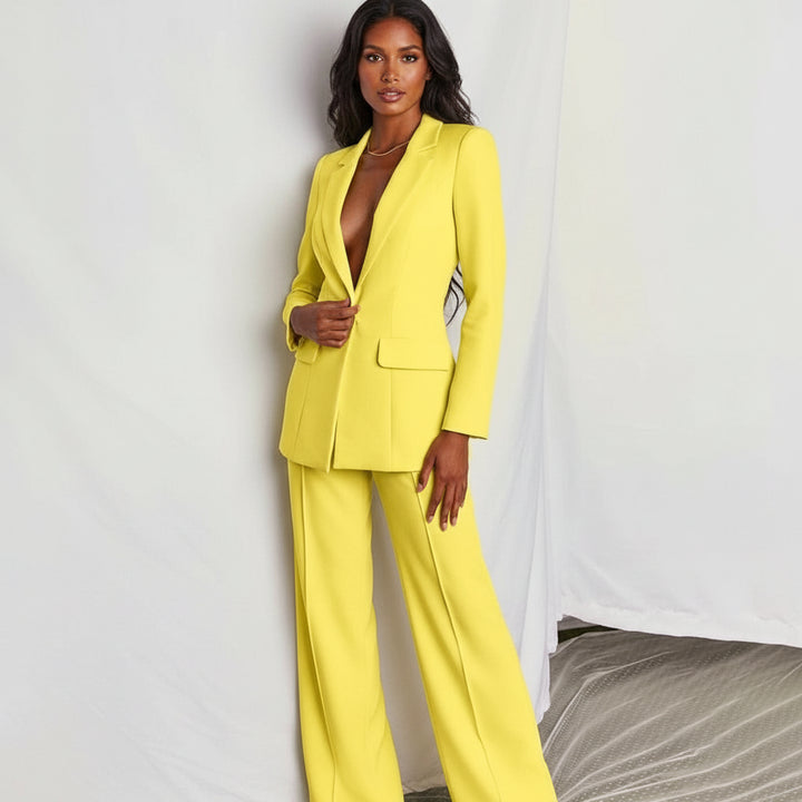 Kaliita | Blazer & Wide-Leg Trouser Two-Piece Set