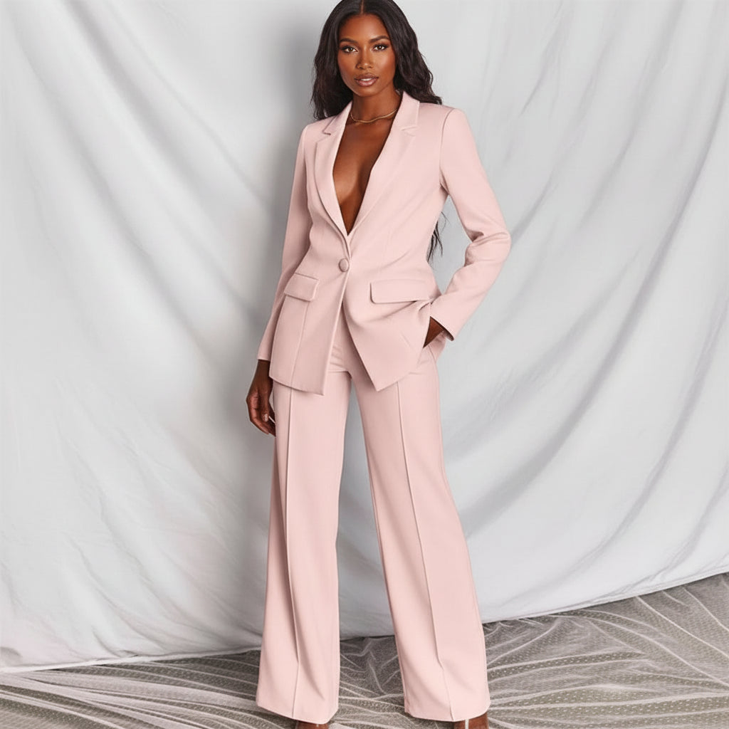 Kaliita | Blazer & Wide-Leg Trouser Two-Piece Set