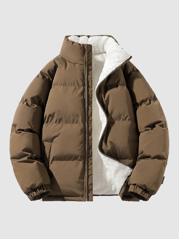 Laelria | Women's Puffer Jacket Quilted Zip-Up Winter Outdoor