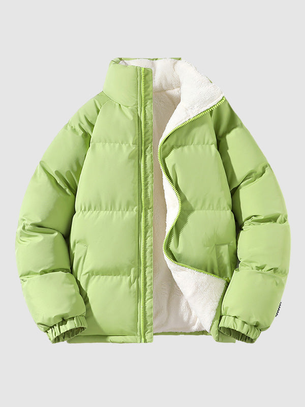 Laelria | Women's Puffer Jacket Quilted Zip-Up Winter Outdoor
