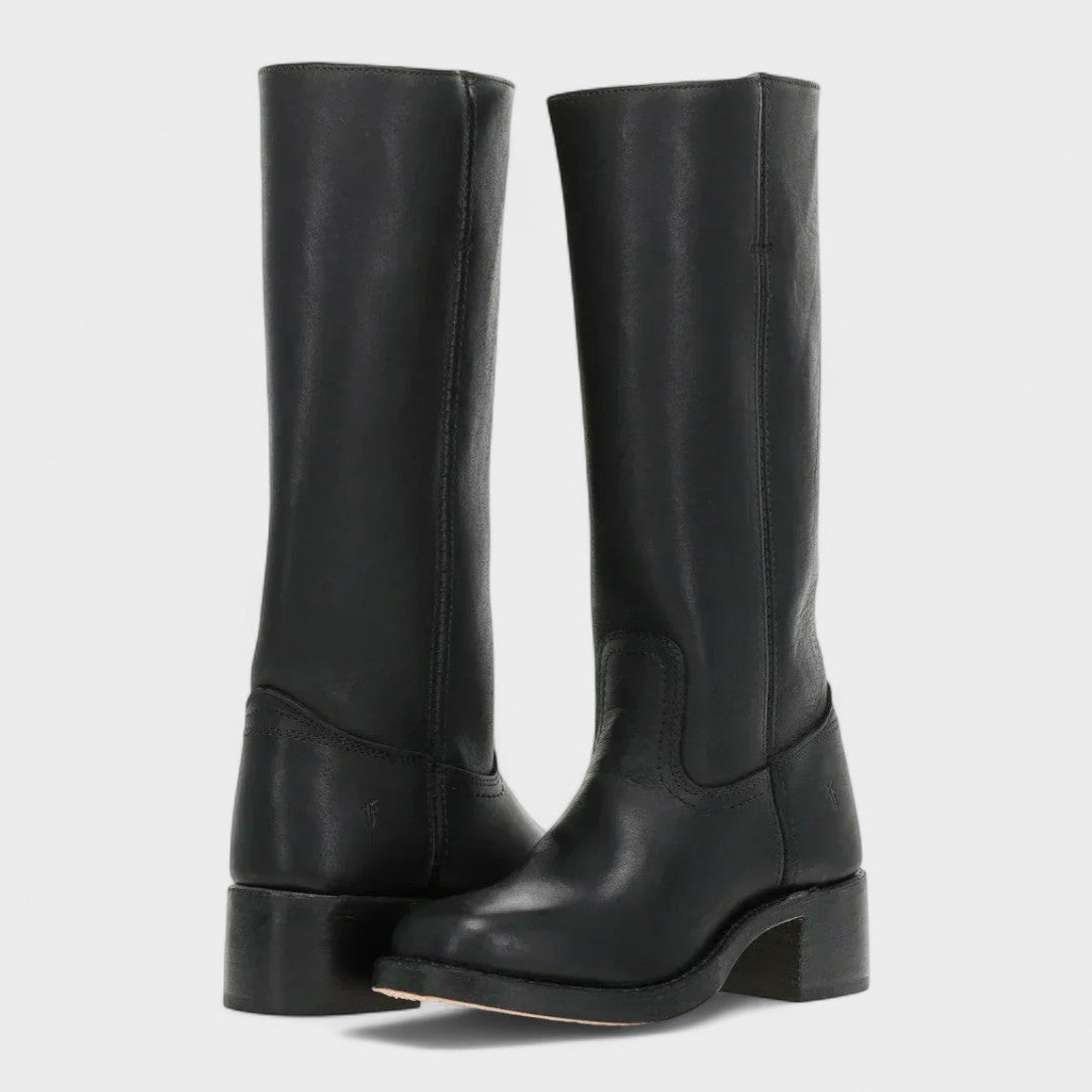 Liorynn | Women's Classic Cowboy Boots — Black