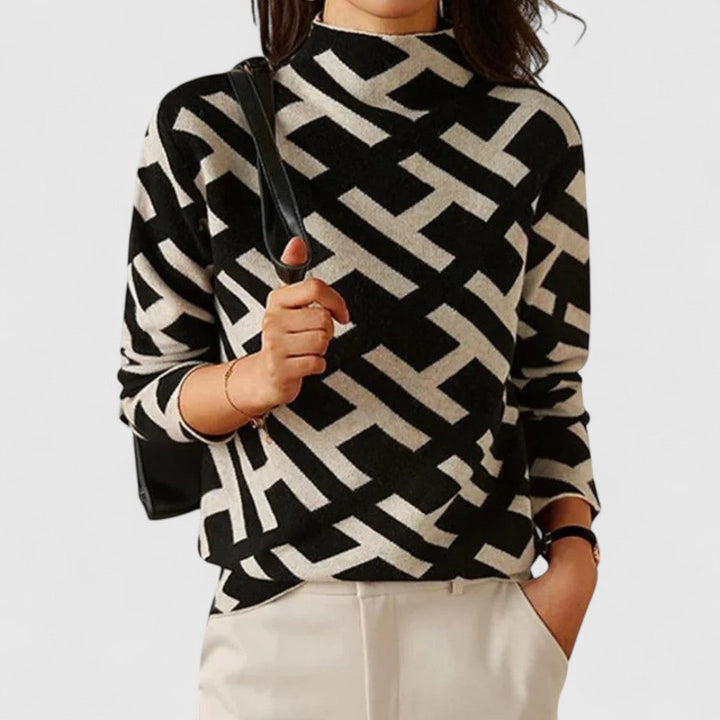 Livana | Women's Knit Cozy Elegant Sweater — S