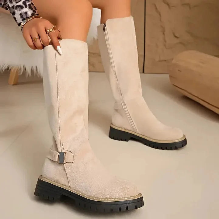 Livbelle | Women's Knee High Boots Buckle Everyday Wear
