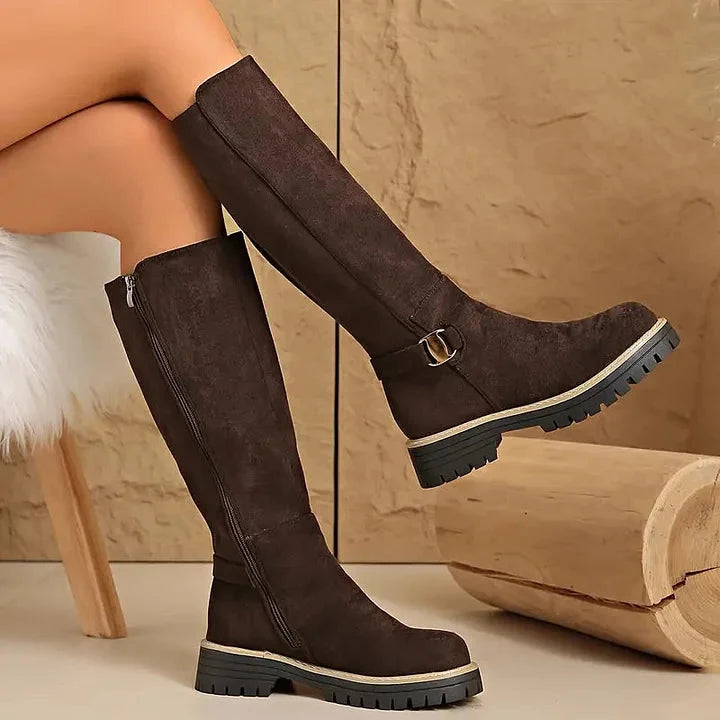 Livbelle | Women's Knee High Boots Buckle Everyday Wear