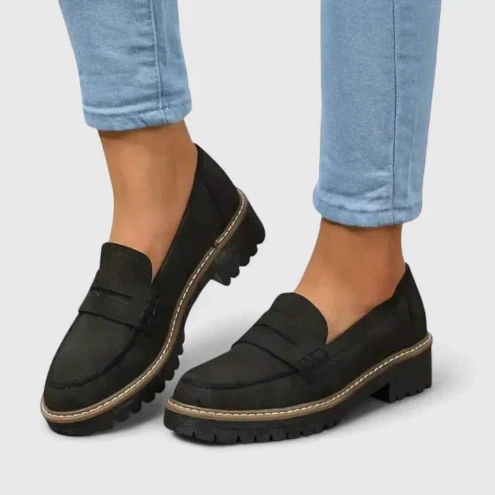 Lunelle | Women's Orthopedic Comfort Slip-On Orthopedic Arch Support Loafers — 2