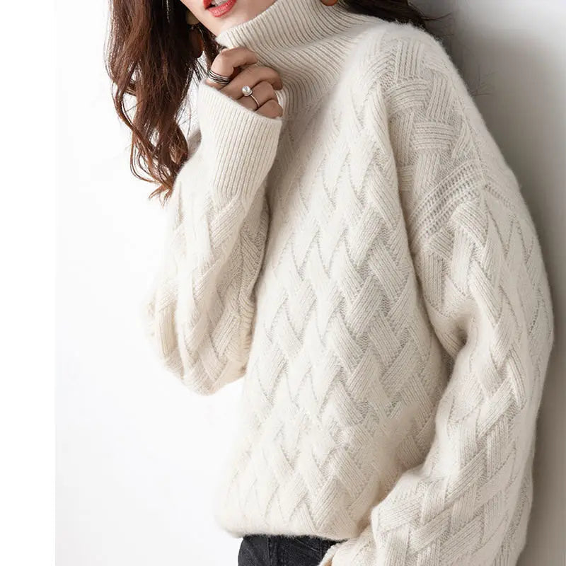 Lyramora | Women's Knit Cozy Luxury Sweater — 1