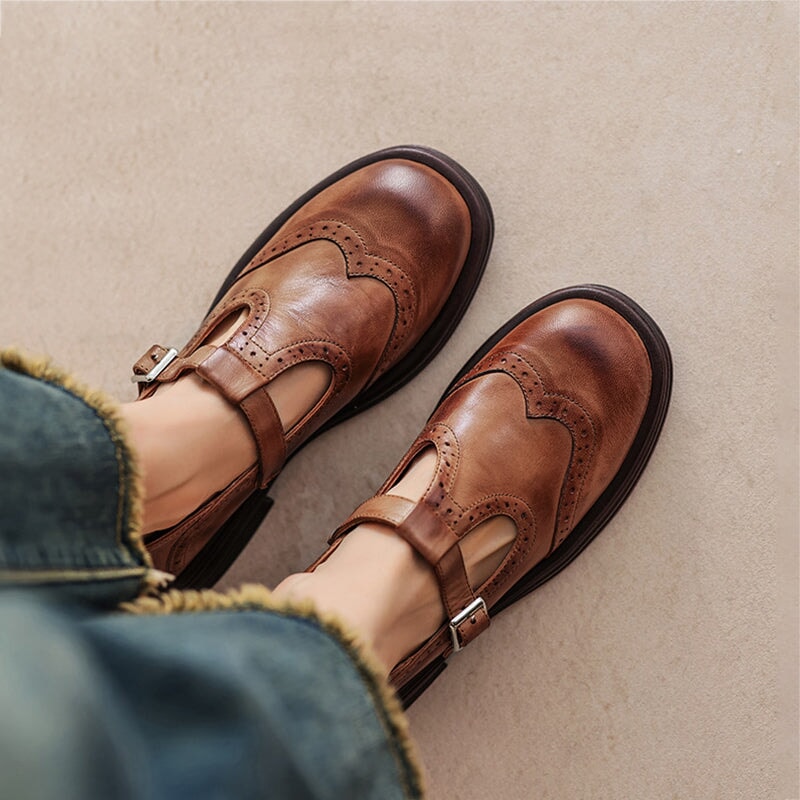 Greerlyn | Women Flat Mary Jane Sandals for All-Day Wearability