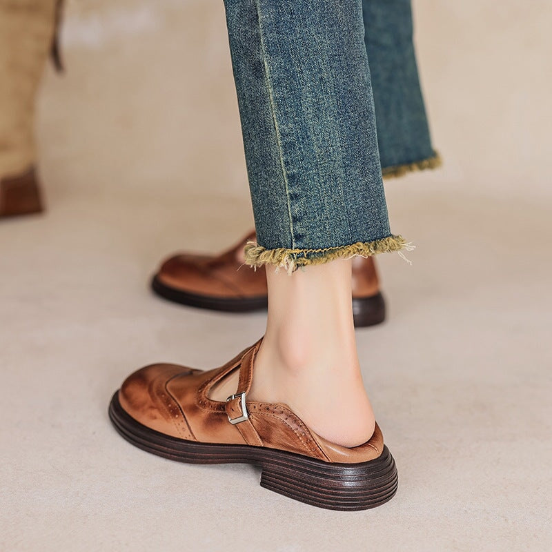 Greerlyn | Women Flat Mary Jane Sandals for All-Day Wearability