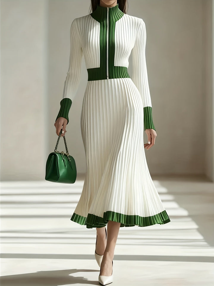 Melisanoura | Women's Elegant Sweater Midi Dress — 2