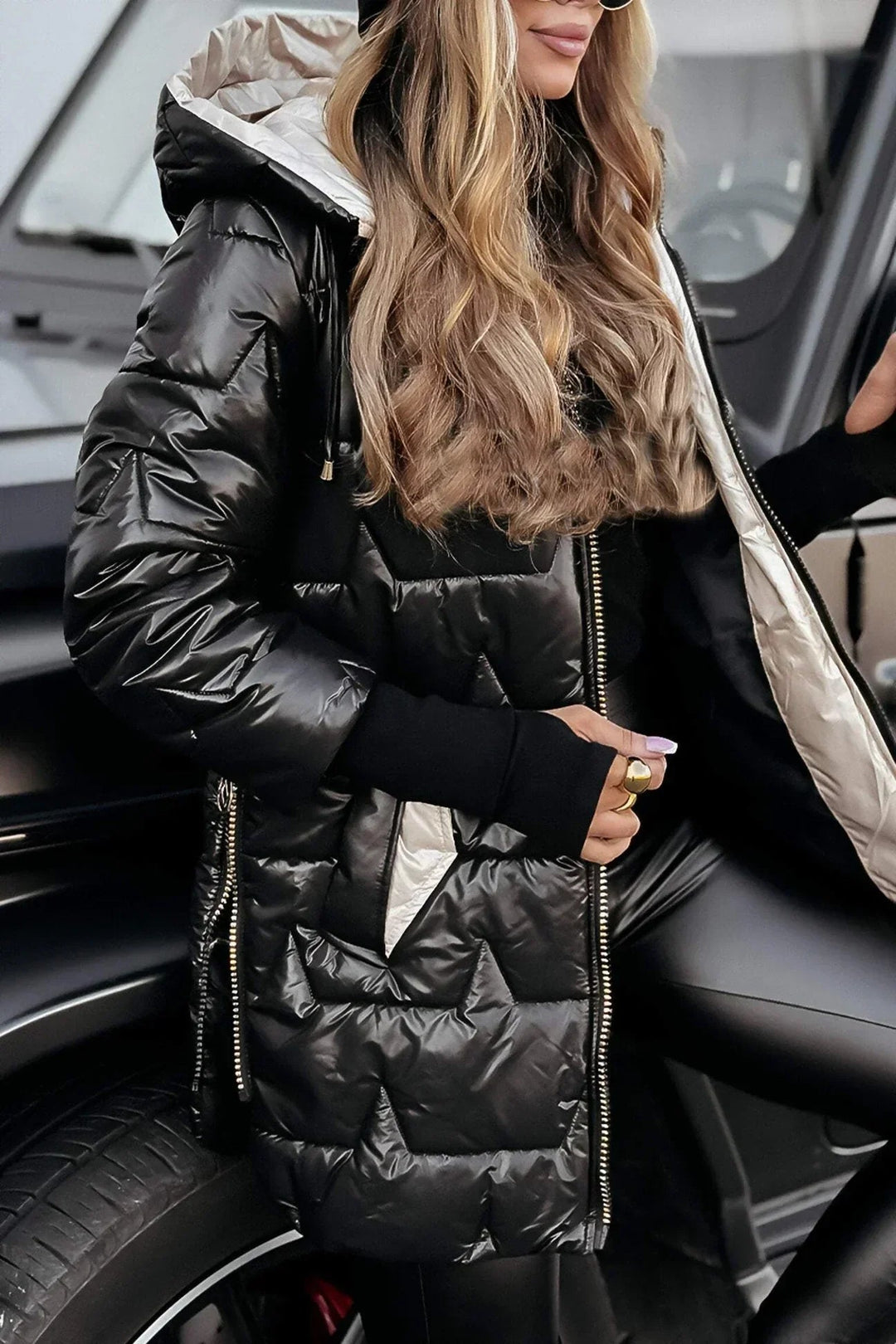Ninonnia | Women's Puffer Jacket Oversized Quilted Winter Outdoor