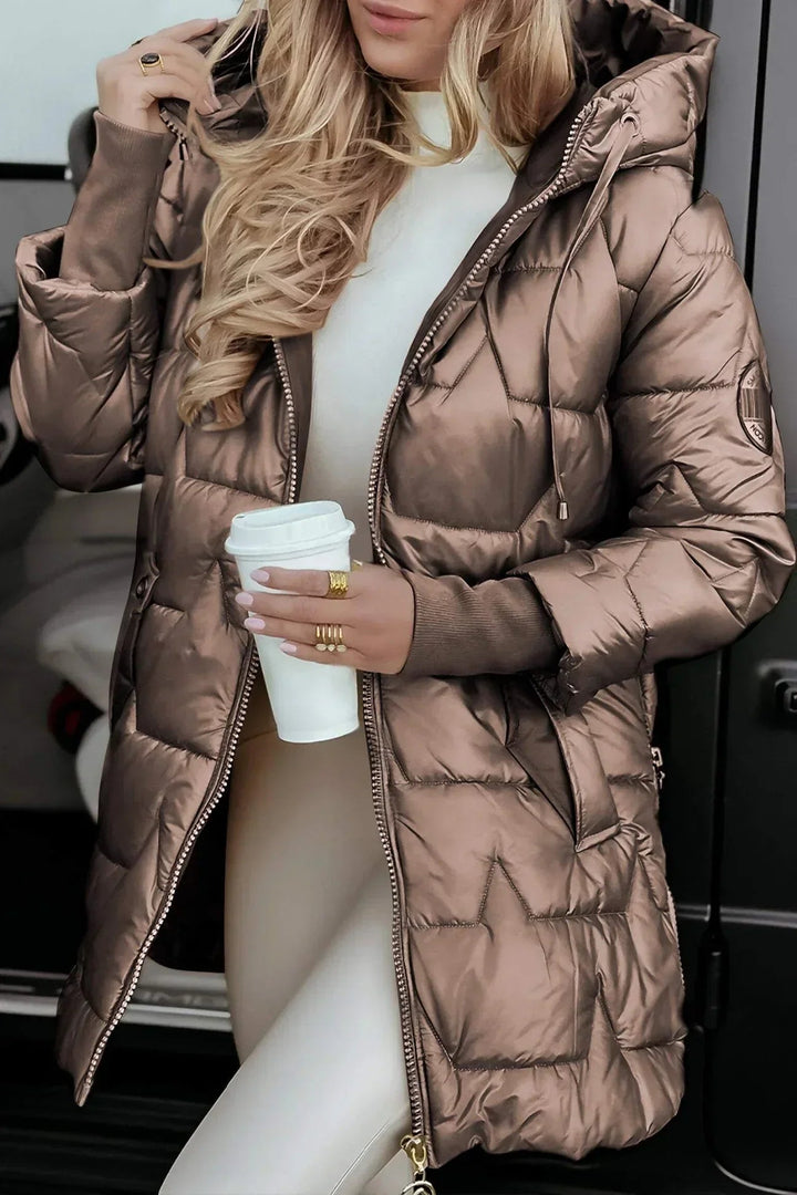 Ninonnia | Women's Puffer Jacket Oversized Quilted Winter Outdoor