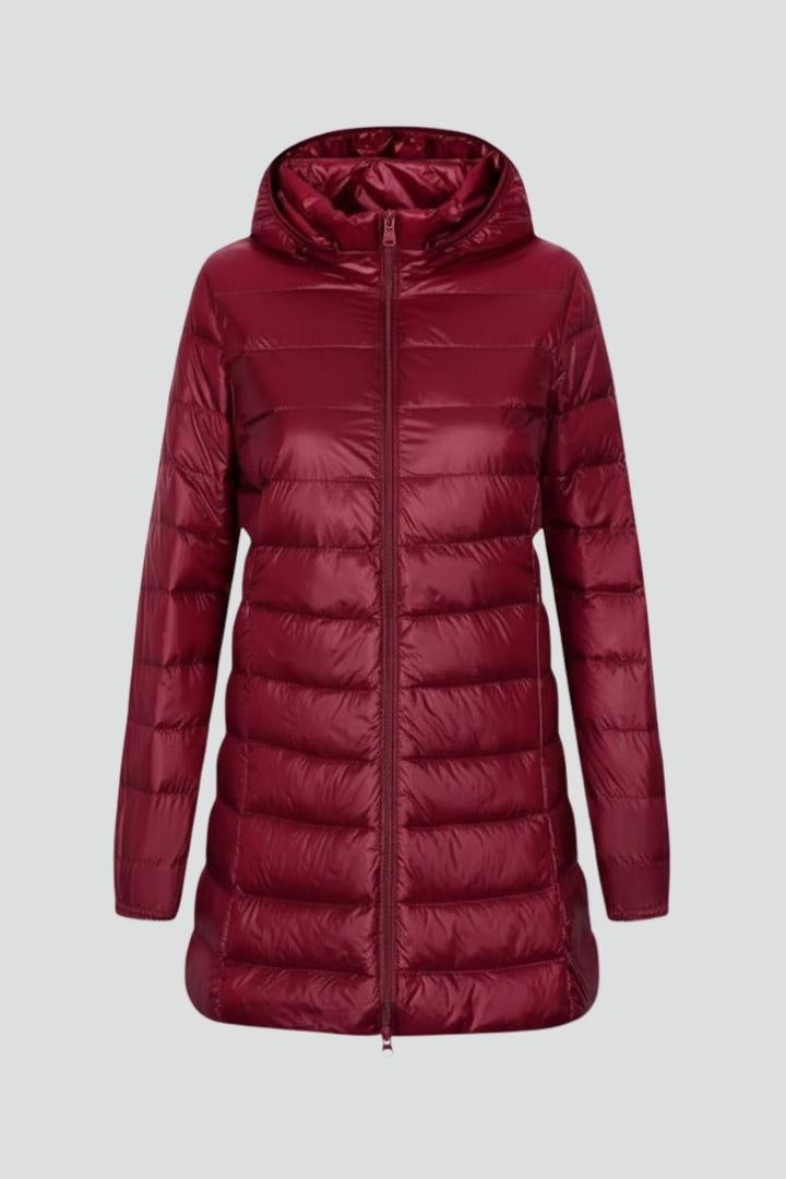 Niracine | Women's Longline Puffer Jacket — 1