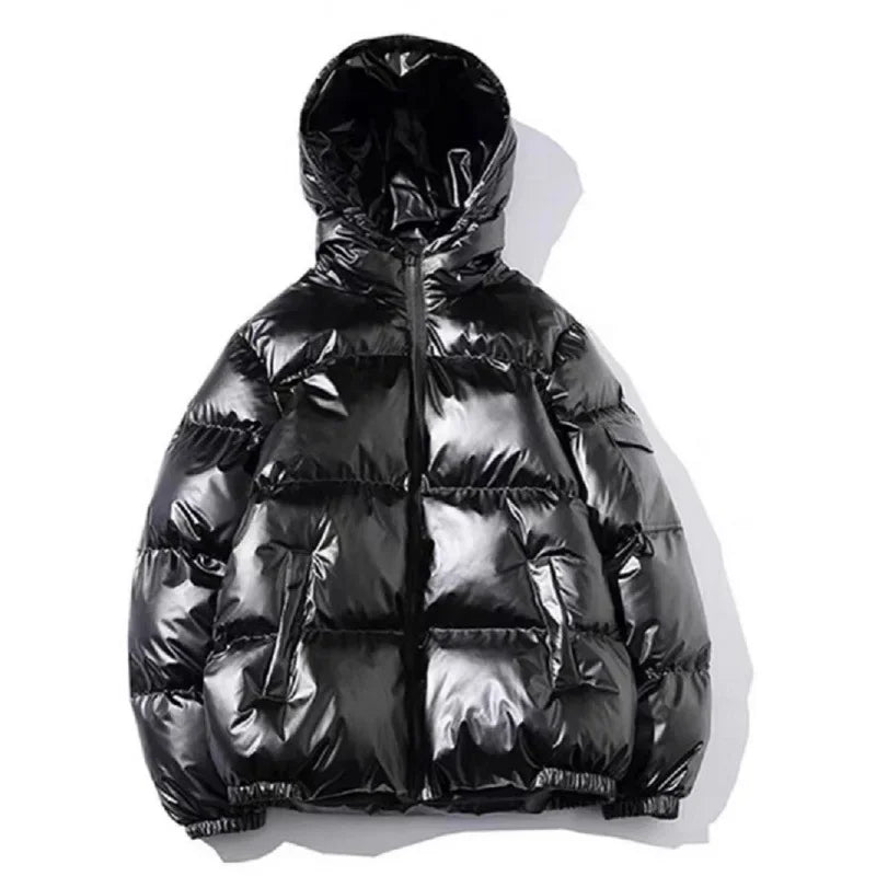 Novalise | Women's Thick Waterproof puff Jacket | Windproof Jacket — Hooded Black