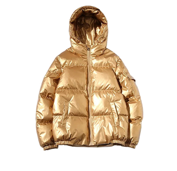Novalise | Women's Thick Waterproof puff Jacket | Windproof Jacket — Hooded Golden