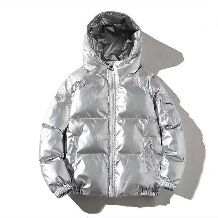 Novalise | Women's Thick Waterproof puff Jacket | Windproof Jacket — Hooded Silver