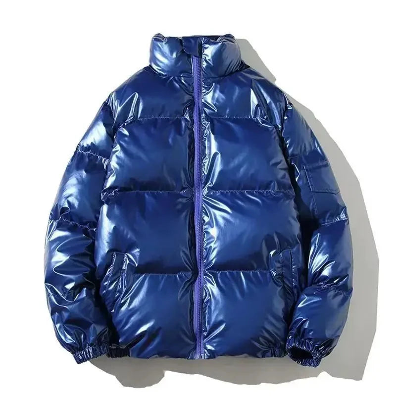 Novalise | Women's Thick Waterproof puff Jacket | Windproof Jacket — Stand Collar Sapphire